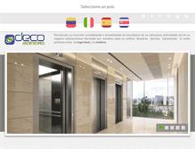 Tablet Screenshot of decoascensores.com